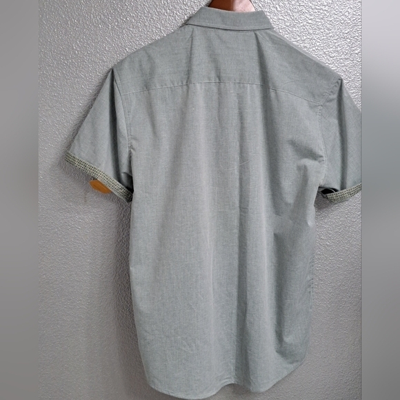 NWT Craft & Flow Button Up Short Sleeve Shirt Size L - Picture 12 of 13